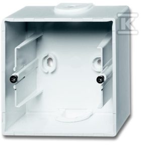 Adapter nadtynkowy 1-krotny obudowa do mechanizmów i pokryw z ramkami Future biały 1701-84-500 2CKA001799A0982 Adapter nadtynkowy 1-krotny obudowa do mechanizmów i pokryw z ramkami Future biały 1701-84-500 2CKA001799A0982
