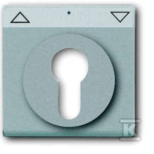 Pokrywa z polem opisowym z nadrukiem do wyłącznika na klucz i wyłącznika / przycisku żaluzjowego Future aluminium 1755 SL/PZ-83-101 2CKA001710A3662 Pokrywa z polem opisowym z nadrukiem do wyłącznika na klucz i wyłącznika / przycisku żaluzjowego Future aluminium 1755 SL/PZ-83-101 2CKA001710A3662