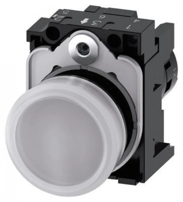Lampka biała 230VAC 3SU1201‑6AF60‑1AA0