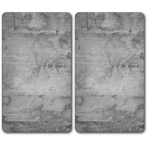 Płyty ochronne na kuchenkę Beton 52 x 30 cm szklane 676329 Płyty ochronne na kuchenkę Beton 52 x 30 cm szklane 676329