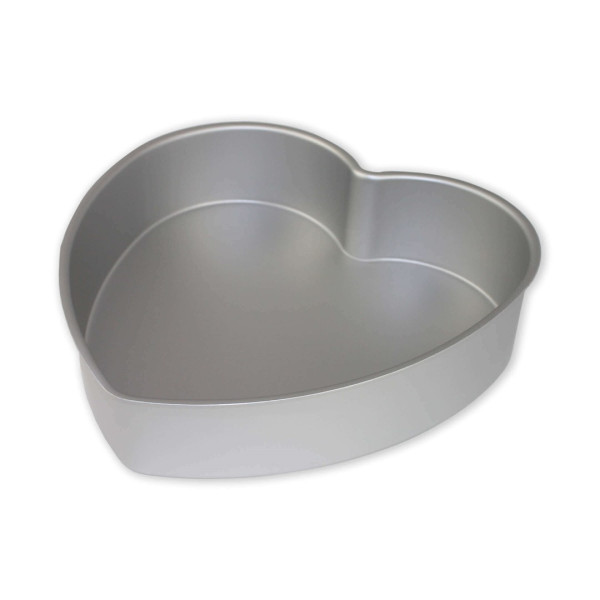PME Głęboka forma do ciasta w kształcie serca 20 cm szary 727067