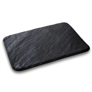 Podgumowany Dywanik Łazienkowy Wulkaniczny Kamień – 90×60 cm 184321 Podgumowany Dywanik Łazienkowy Wulkaniczny Kamień – 90×60 cm 184321