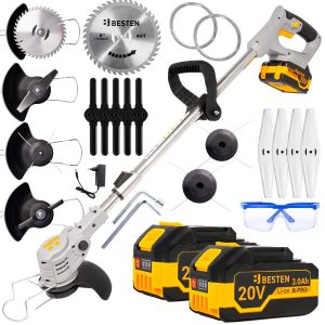 Podkaszarka akumulatorowa BESTEN 20V 2x3Ah trymer do trawy 1,6 kg 965158 Podkaszarka akumulatorowa BESTEN 20V 2x3Ah trymer do trawy 1,6 kg 965158