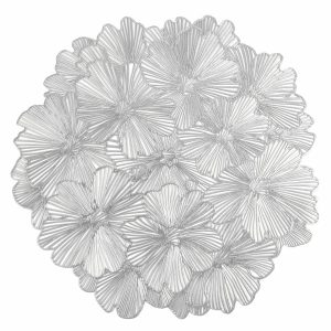 Podkładka dekoracyjna LAURA 38cm srebrna 723765 Podkładka dekoracyjna LAURA 38cm srebrna 723765