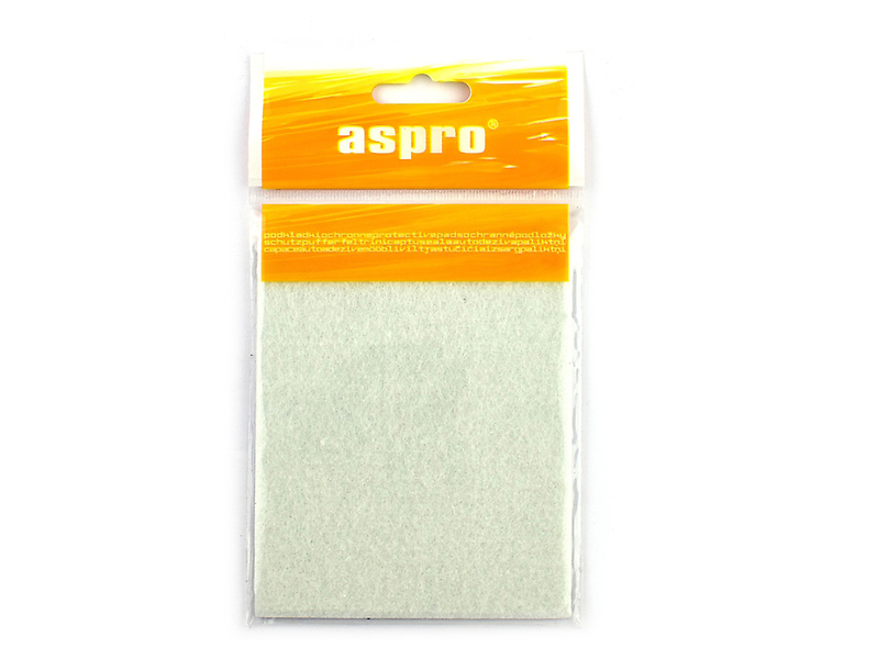 Podkładka filcowa pod meble 100x120 mm biała 209770