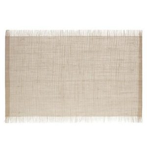 PODKŁADKA NA STÓŁ 45×30 cm Z JUTY naturalna Z FRĘDZLAMI 487877 PODKŁADKA NA STÓŁ 45×30 cm Z JUTY naturalna Z FRĘDZLAMI 487877