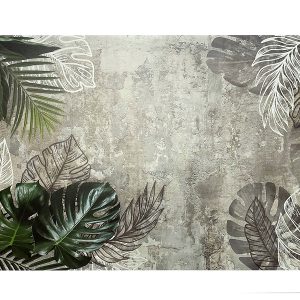 Podkładka na stół Liście 43,4×28,2 cm beżowa 474351 Podkładka na stół Liście 43,4×28,2 cm beżowa 474351