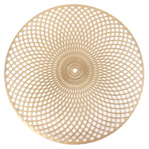 Podkładka na stół Rozeta 38 cm złota 829234 Podkładka na stół Rozeta 38 cm złota 829234