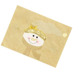 Podkładka na stół świąteczna 48x38cm bałwanek mata 415104 Podkładka na stół świąteczna 48x38cm bałwanek mata 415104