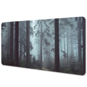 Podkładka pod mysz i klawiaturę Mglisty las – 90×45 cm 210111 Podkładka pod mysz i klawiaturę Mglisty las – 90×45 cm 210111