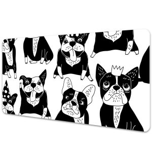 Podkładka pod mysz i klawiaturę Szczęśliwe psy – 90×45 cm 210121 Podkładka pod mysz i klawiaturę Szczęśliwe psy – 90×45 cm 210121