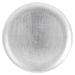 Podkładka pod talerz 33 cm srebrna 13355 Podkładka pod talerz 33 cm srebrna 13355