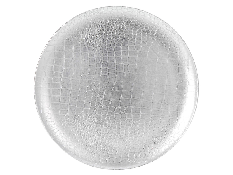 Podkładka pod talerz 33 cm srebrna 13355
