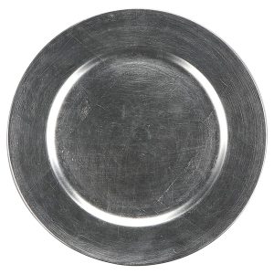 Podkładka pod talerz 33 cm srebrna 24049 Podkładka pod talerz 33 cm srebrna 24049