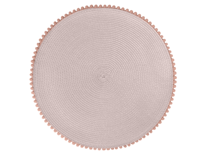 Podkładka pod talerz 38 cm różowa 35498