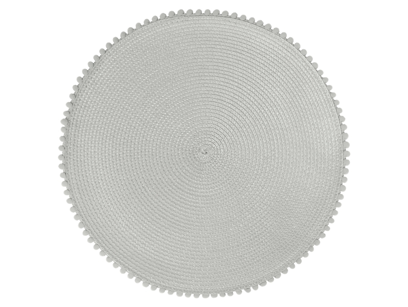 Podkładka pod talerz 38 cm szara 35497