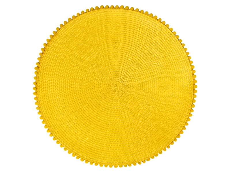Podkładka pod talerz 38 cm żółta 35499
