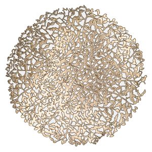 Podkładka pod talerz Flora 38 cm złota 42015 Podkładka pod talerz Flora 38 cm złota 42015