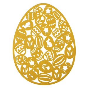 Podkładka pod talerz Jajko 27×35 cm żółta 54767 Podkładka pod talerz Jajko 27×35 cm żółta 54767