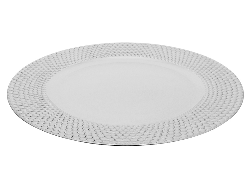 Podkładka pod talerz Krople 33 cm srebrna 804771