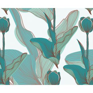 Podkładka pod talerz Tulipan 28×43 cm zielona 62266 Podkładka pod talerz Tulipan 28×43 cm zielona 62266