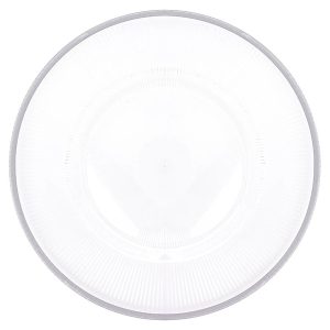Podkładka pod talerz ze srebrnym rantem transparentna 33 cm 141095 Podkładka pod talerz ze srebrnym rantem transparentna 33 cm 141095