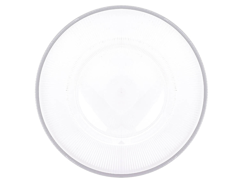 Podkładka pod talerz ze srebrnym rantem transparentna 33 cm 141095