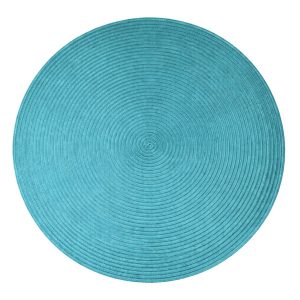 Podkładka stołowa okrągła MAHLU 38 cm zielona szmaragdowa tworzywo 1064626 Podkładka stołowa okrągła MAHLU 38 cm zielona szmaragdowa tworzywo 1064626