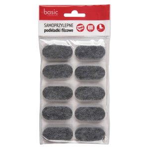 Podkładki filcowe pod meble 14 szt. szare 9802