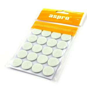 Podkładki filcowe pod meble 20 szt. 20 mm białe 209766 Podkładki filcowe pod meble 20 szt. 20 mm białe 209766