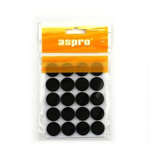 Podkładki filcowe pod meble 20 szt. 20 mm czarne 209775 Podkładki filcowe pod meble 20 szt. 20 mm czarne 209775