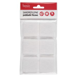Podkładki filcowe pod meble 6 szt. białe 7366 Podkładki filcowe pod meble 6 szt. białe 7366