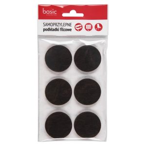 Podkładki filcowe pod meble 6 szt. brązowe 9796 Podkładki filcowe pod meble 6 szt. brązowe 9796