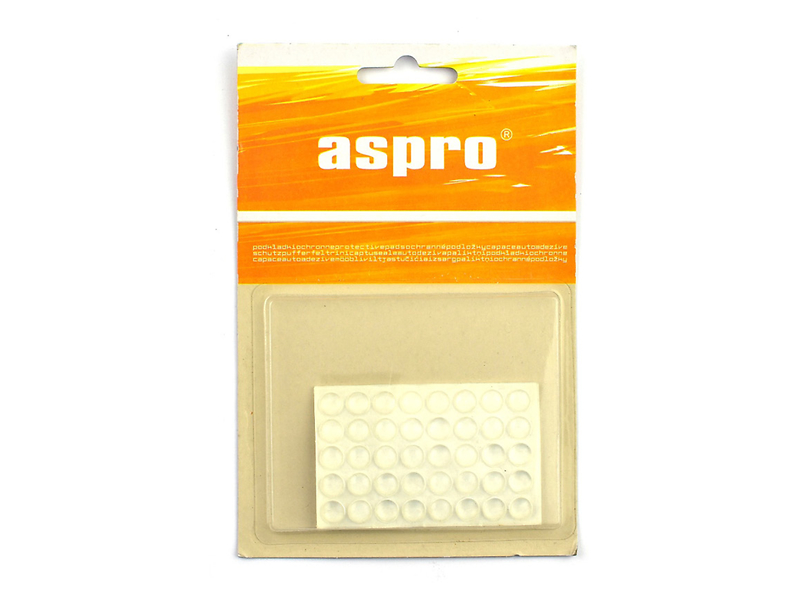 Podkładki pod meble 40 szt. 9 mm przezroczyste 209785