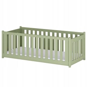 Podłogowe łóżko jednoosobowe z barierkami ochronnymi CONCEPT 80×190 oliwka 864575 Podłogowe łóżko jednoosobowe z barierkami ochronnymi CONCEPT 80×190 oliwka 864575