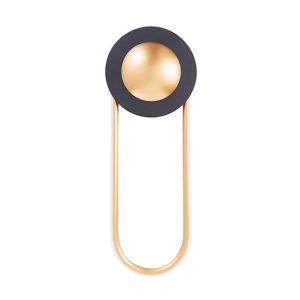 Podłużny kinkiet LILUM LED elegancka lampa ścienna 3000K czarno-złota lampa 827192 Podłużny kinkiet LILUM LED elegancka lampa ścienna 3000K czarno-złota lampa 827192