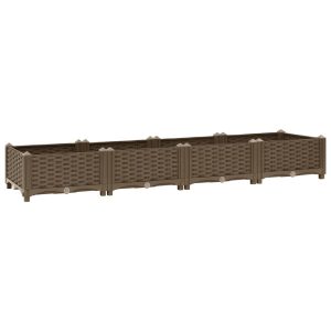 Podniesiona rabatka Brąz 160 x 40 x 23 cm vidaXL 564451 Podniesiona rabatka Brąz 160 x 40 x 23 cm vidaXL 564451