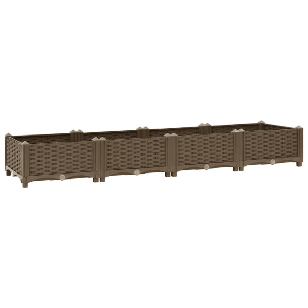 Podniesiona rabatka Brąz 160 x 40 x 23 cm vidaXL 564451