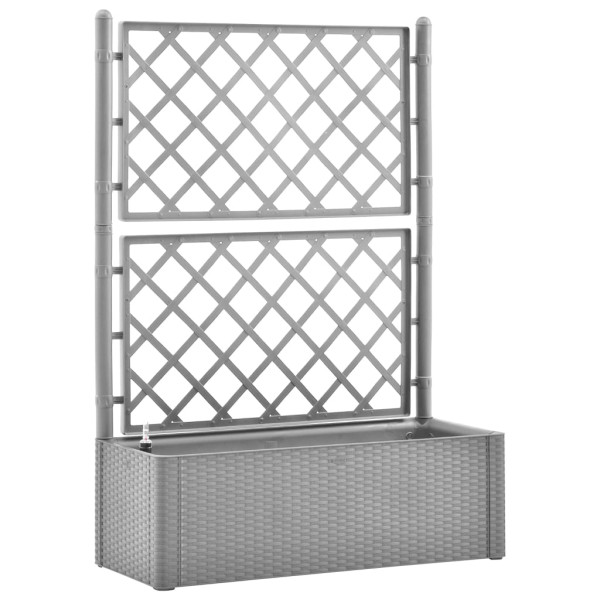 Podniesiona rabatka Szary 100 x 43 x 142 cm Z vidaXL 564383