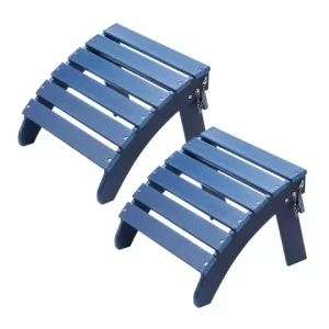 Podnóżek Adirondack Taboret Ogrodowy Składany HDPE 47,5x48x35 cm Zestaw 2 1051189 Podnóżek Adirondack Taboret Ogrodowy Składany HDPE 47,5x48x35 cm Zestaw 2 1051189
