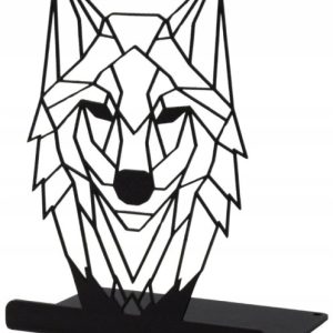 Podpórka do książek WILK Geometryczny stojak na książki Czarny 958320 Podpórka do książek WILK Geometryczny stojak na książki Czarny 958320