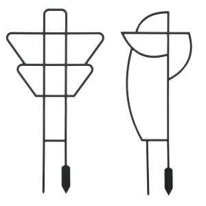 Podpórki do roślin geometryczne 2 szt 192214 Podpórki do roślin geometryczne 2 szt 192214