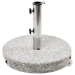 Podstawa pod parasol granit okrągła szara 691981 Podstawa pod parasol granit okrągła szara 691981