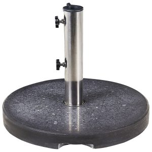 Podstawa pod parasol ogrodowy granitowa czarna 298110 Podstawa pod parasol ogrodowy granitowa czarna 298110