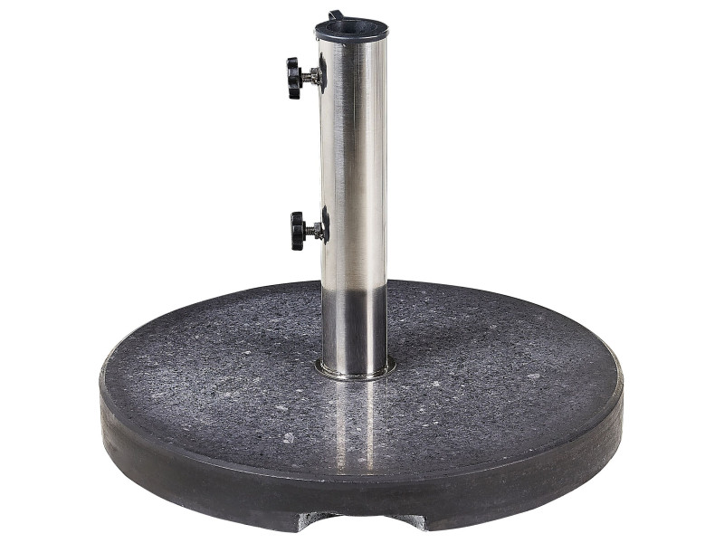 Podstawa pod parasol ogrodowy granitowa czarna 298110