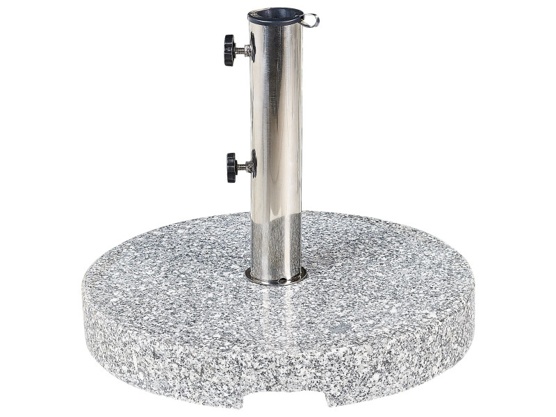 Podstawa pod parasol ogrodowy granitowa szara 298115