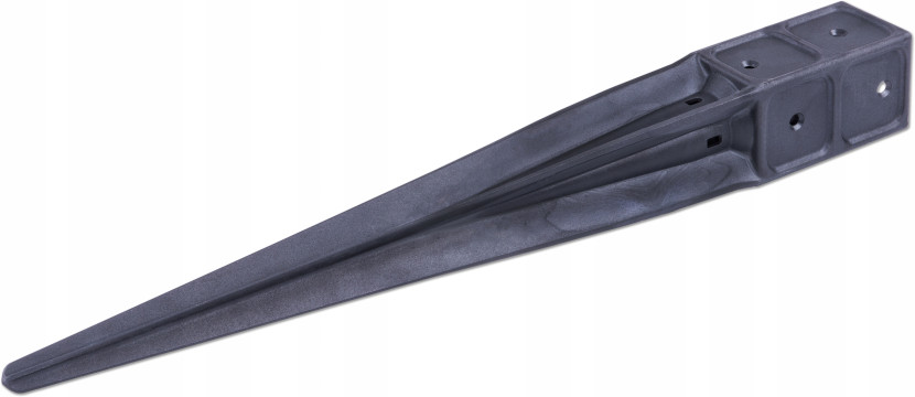Podstawa Słupa Altany Pergoli Wbijana 71x71x750mm EKO kotwa kompozytowa 264369