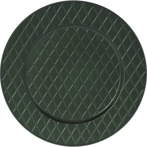 Podstawka dekoracyjna pod talerz, Ø 33 cm, zielony 211526 Podstawka dekoracyjna pod talerz, Ø 33 cm, zielony 211526