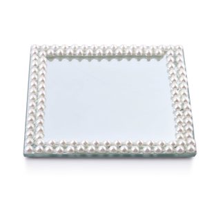 Podstawka dekoracyjna ze szkła 15x15xh1cm MARGOT 266743 Podstawka dekoracyjna ze szkła 15x15xh1cm MARGOT 266743