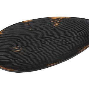 Podstawka drewniana Kongo 16,5 cm czarna 51185 Podstawka drewniana Kongo 16,5 cm czarna 51185